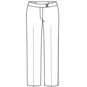 Moldes de confeccion para DAMA Pantalones Pantalon 7024